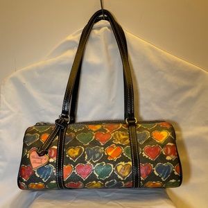 Vintage Whimsical Dooney & Bourke ❤️🩵🩷🧡 barrel bag